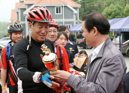 萧山自行车迷骑