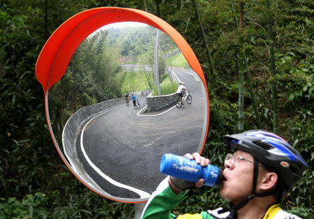 萧山自行车迷骑