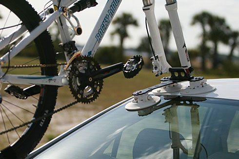 将自行车用吸盘吸在车上——SeaSucker吸盘式自行车架 SeaSucker吸盘式自行车架