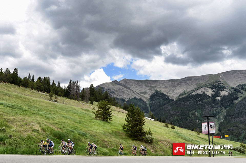 骑行在Copper Mountain 骑行在Copper Mountain