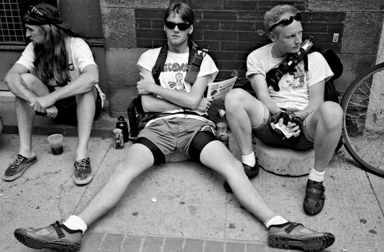 摄影作品,黑白摄影,单车文化,欧美,90年代,邮差 摄影作品,黑白摄影,单车文化,欧美,90年代,邮差