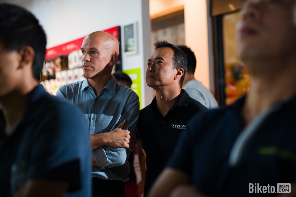 Trek亚太区总裁菲利普麦克格雷德与新任Trek中国总裁赵大勇 Trek亚太区总裁菲利普麦克格雷德与新任Trek中国总裁赵大勇