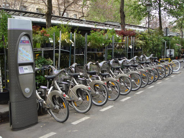 巴黎公共自行车 巴黎公共自行车