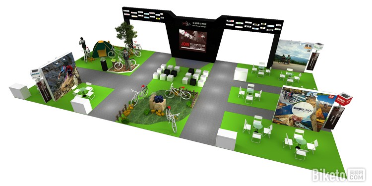 长途骑行专区3D效果图 长途骑行专区3D效果图