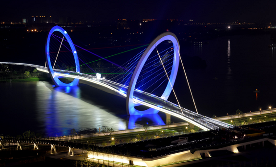 跑步赛段将穿过“南京眼” 跑步赛段将穿过“南京眼”