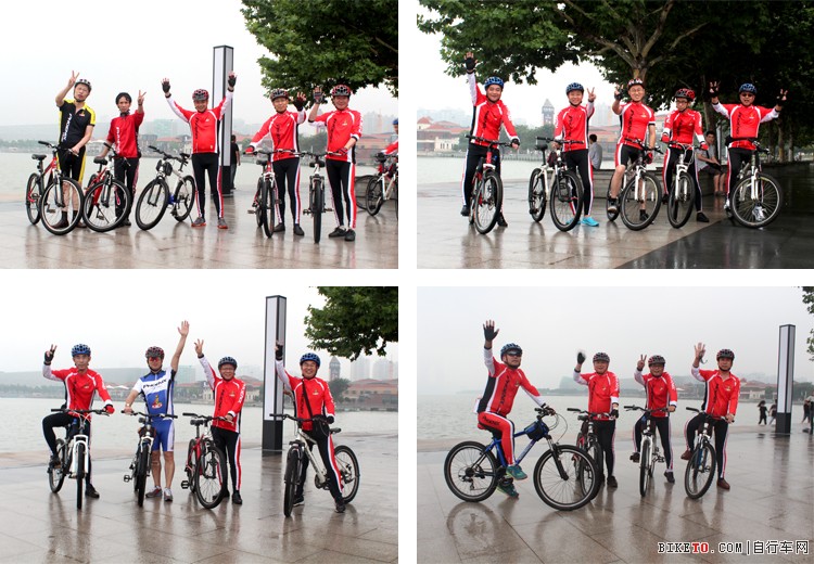 上海凤凰骑行金鸡湖分组合影 上海凤凰骑行金鸡湖分组合影