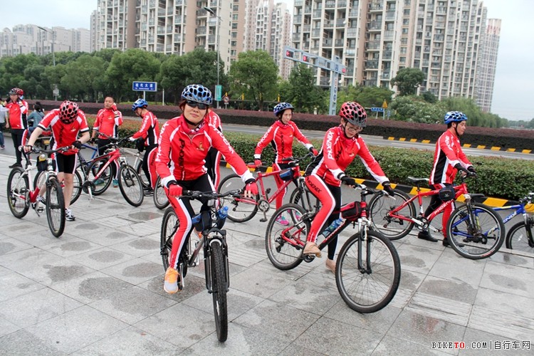 环金鸡湖骑行结束 环金鸡湖骑行结束