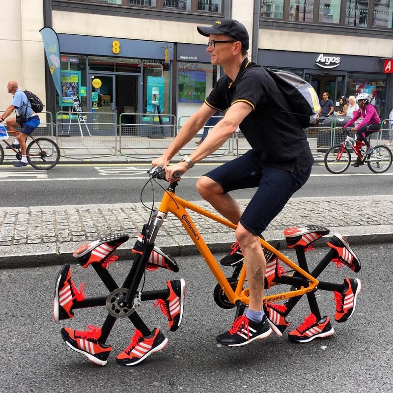 跑鞋,伦敦自行车活动,马牌 跑鞋,伦敦自行车活动,马牌