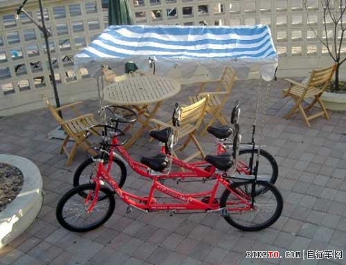 一家四口用十天骑自行车到上海