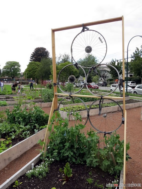 废旧自行车利用,废物利用 废旧自行车利用,废物利用