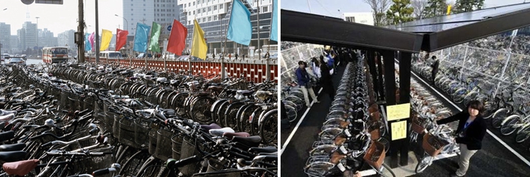 自行车停车场 自行车停车场