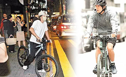 周星驰,自行车 周星驰,自行车
