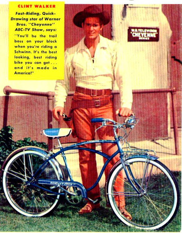 而那个时代美国本土也没什么像样的自行车品牌,除了Schwinn(世文) 而那个时代美国本土也没什么像样的自行车品牌,除了Schwinn(世文)