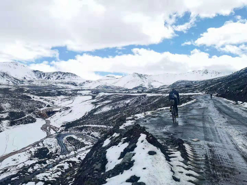 雪山,骑行 雪山,骑行