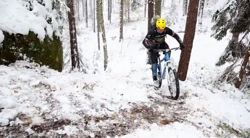 下雪也要骑山地 下雪也要骑山地