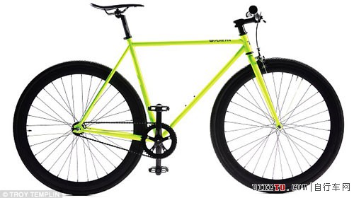 科学家最新设计一款夜晚释放荧光的自行车