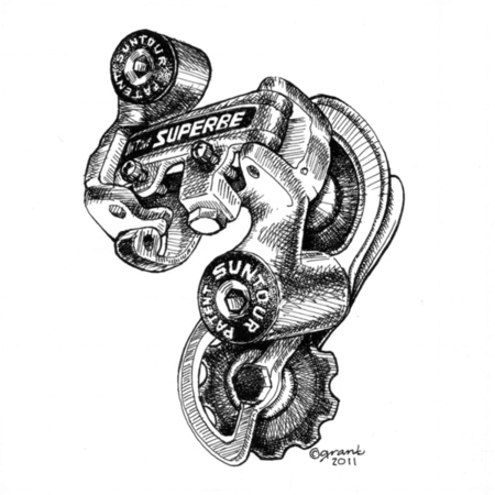 Suntour后变速器 Suntour后变速器