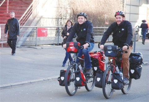 法国两小伙骑到苏州求学 法国两小伙骑到苏州求学