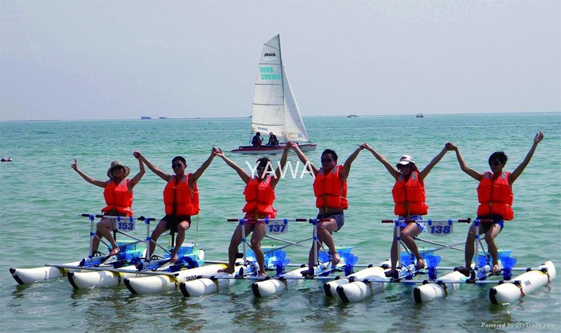 水上自行车在国外旅游地成高端项目 其实国内早已…… 水上自行车在国外旅游地成高端项目 其实国内早已……
