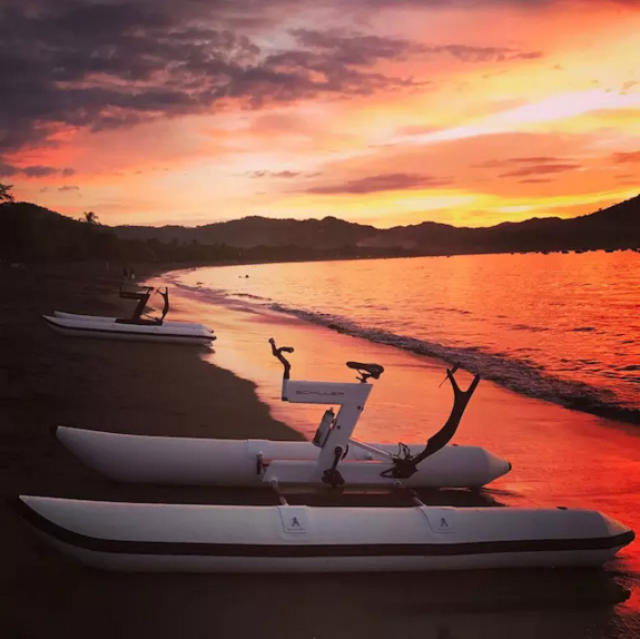 水上自行车在旅游地成热门 该公司的客户主要是酒店 水上自行车在旅游地成热门 该公司的客户主要是酒店