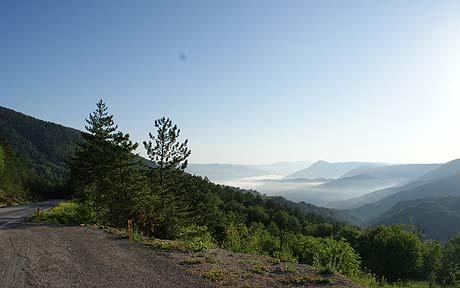 Early morning mists in the Turkey valleys - the bicycle diaries