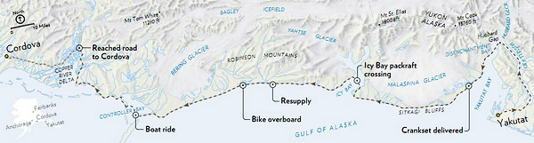 在阿拉斯加湾的极限苦行