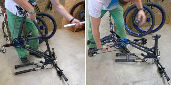 折叠山地车 折叠山地车