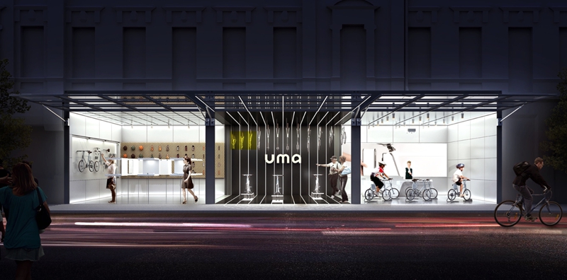 云马体验店效果图 云马体验店效果图