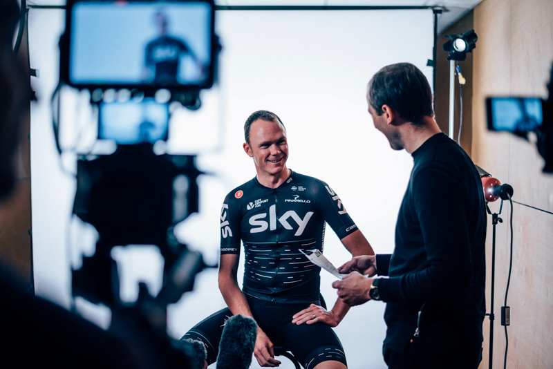 2017赛季天空车队换装全新Castelli骑行服 2017赛季天空车队换装全新Castelli骑行服