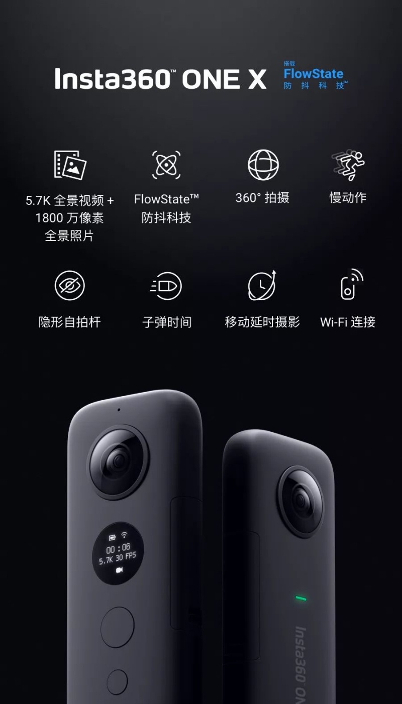 Insta360 ONE X,运动相机
