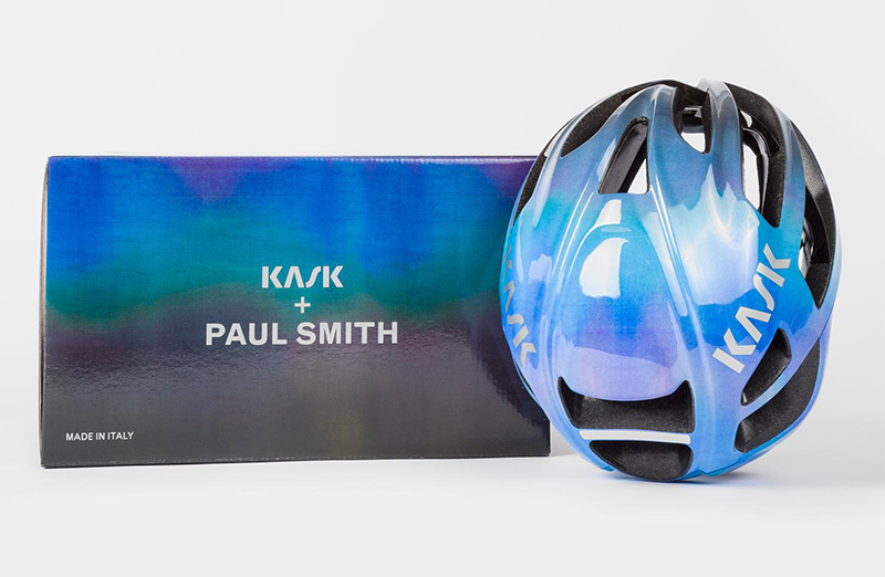 Kask与Paul Smith联名推出的第二款限量版蓝色渐变头盔