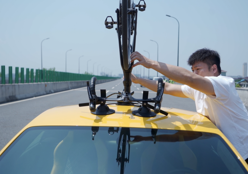 全新升级FOVNO全电动倒立吸盘车顶架