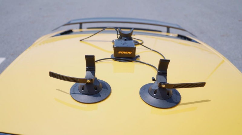 全新升级FOVNO全电动倒立吸盘车顶架