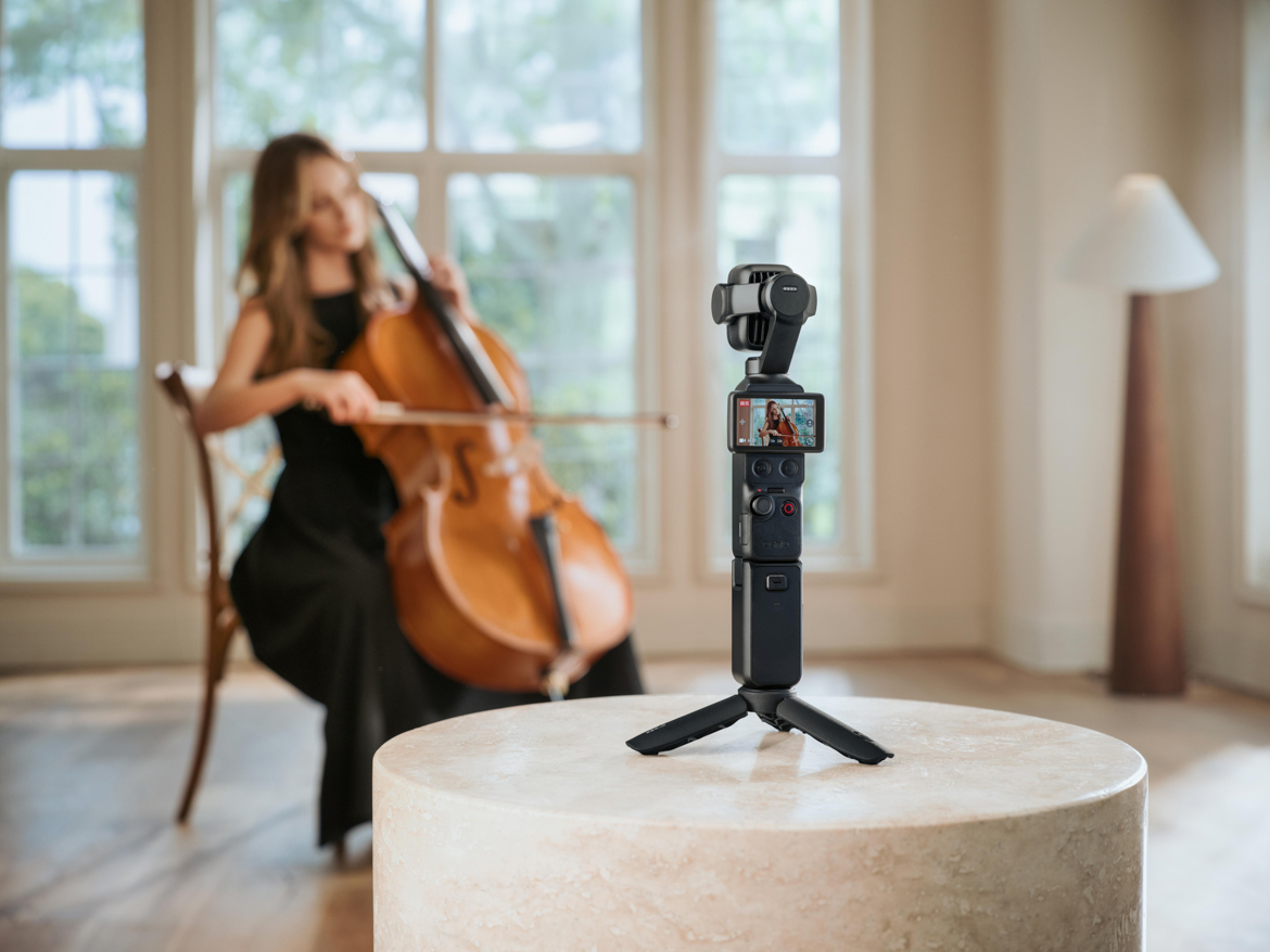 大疆双主摄口袋电影机 Osmo Pocket 4P 正式开售,3799 元起