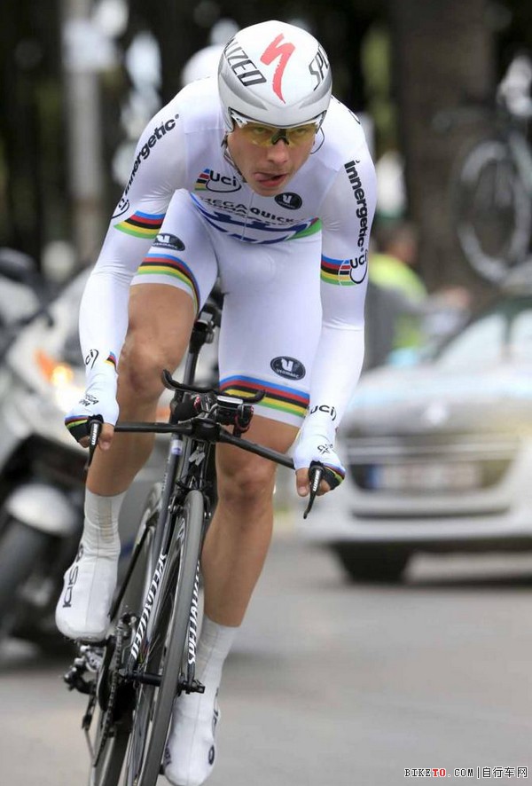 托尼·马丁在双海赛最后赛段个人计时赛中