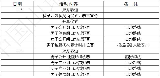 山地公开赛 山地公开赛