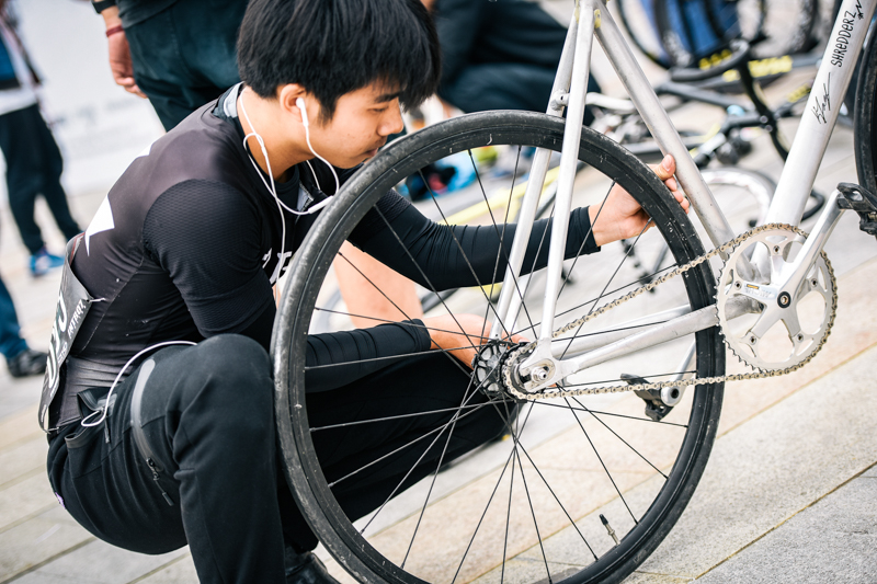 飓风固齿自行车赛