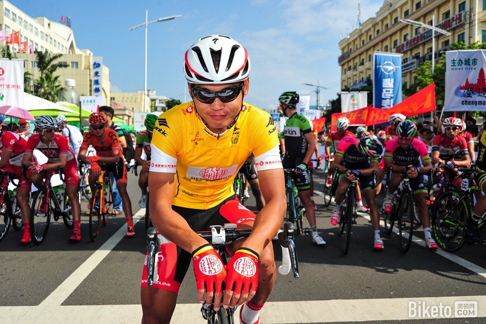 环岛赛2014第三赛段:王美银披黄衫创历史 环岛赛2014第三赛段:王美银披黄衫创历史