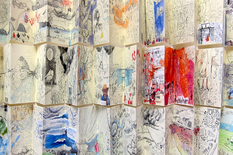 骑了17000公里之后,她用手绘地图讲述了骑行