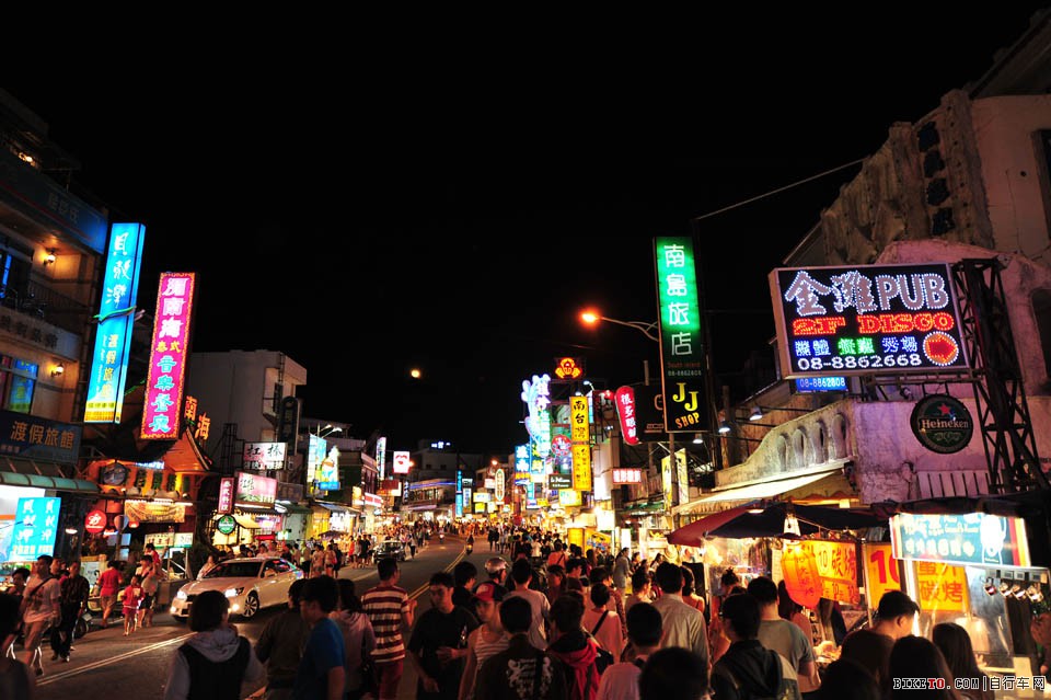环台湾骑游,凯萨克,垦丁夜市