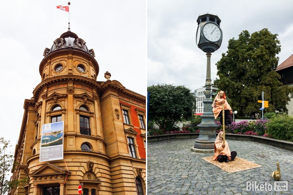 街头艺人的表演 街头艺人的表演